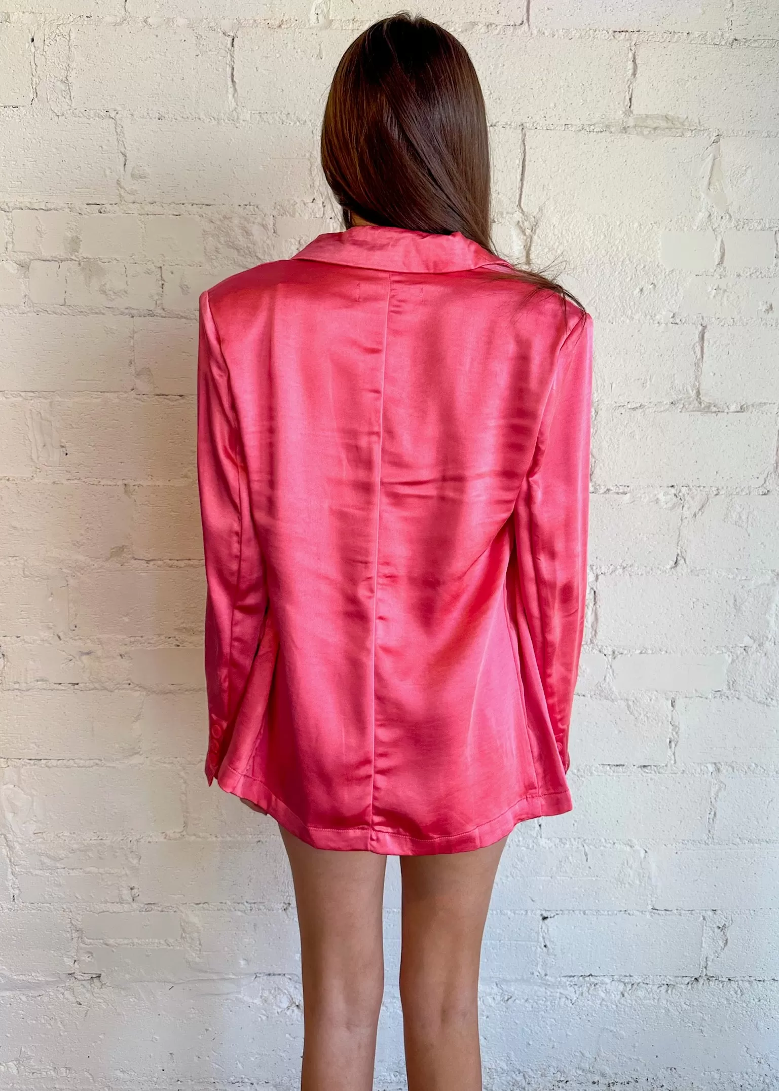 Heavy Satin Blazer