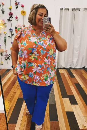 Joanna Floral Smocked Top