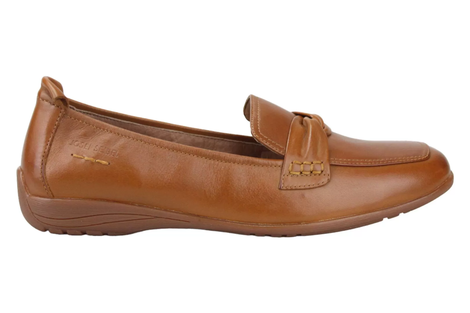 Josef Seibel Fenja 14 Leather Flat | Ocean   Camel