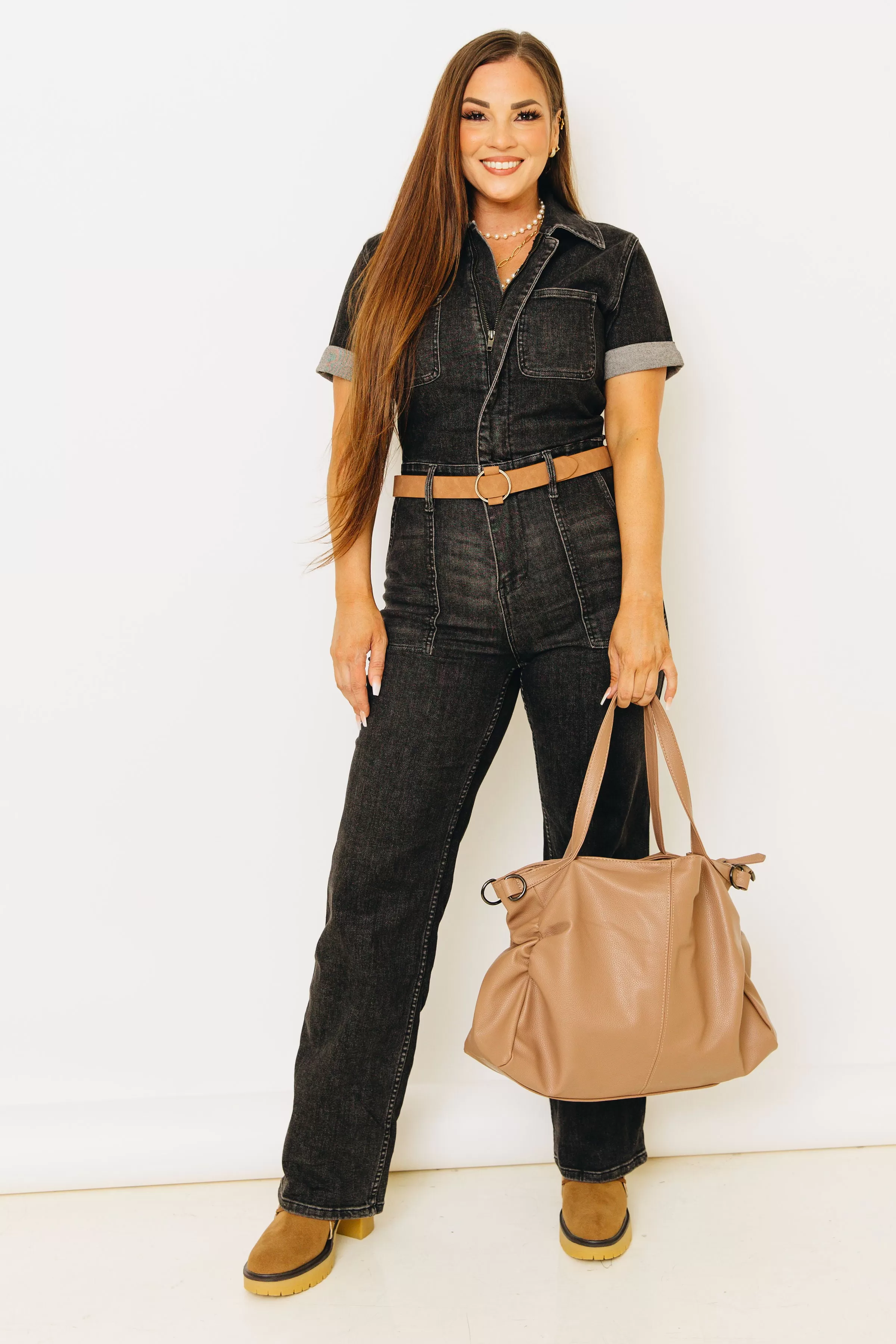 Judy Blue - The Denim Dare High Waisted Jumpsuit (S-3XL)