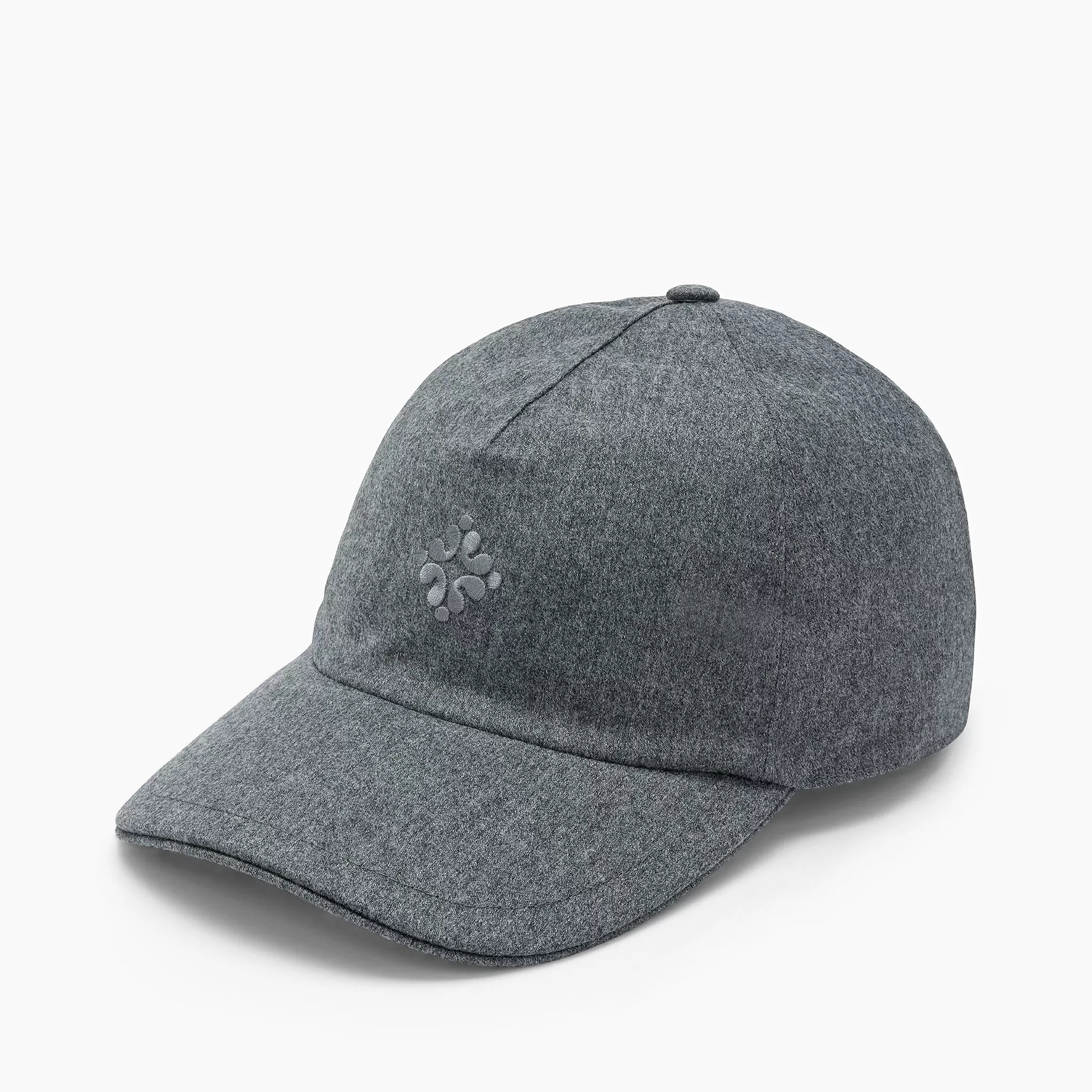 K-Baseball cap in Laminated Wool