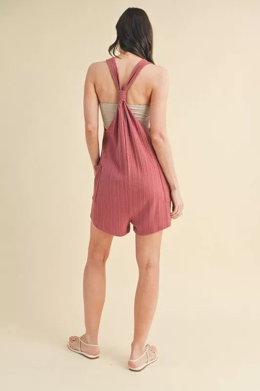 Khloe Knot Tie Romper