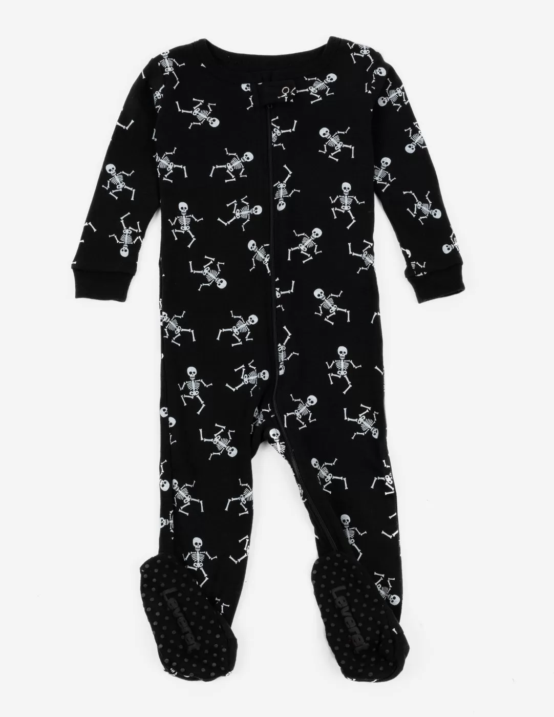 Kids Footed Skeleton Pajamas