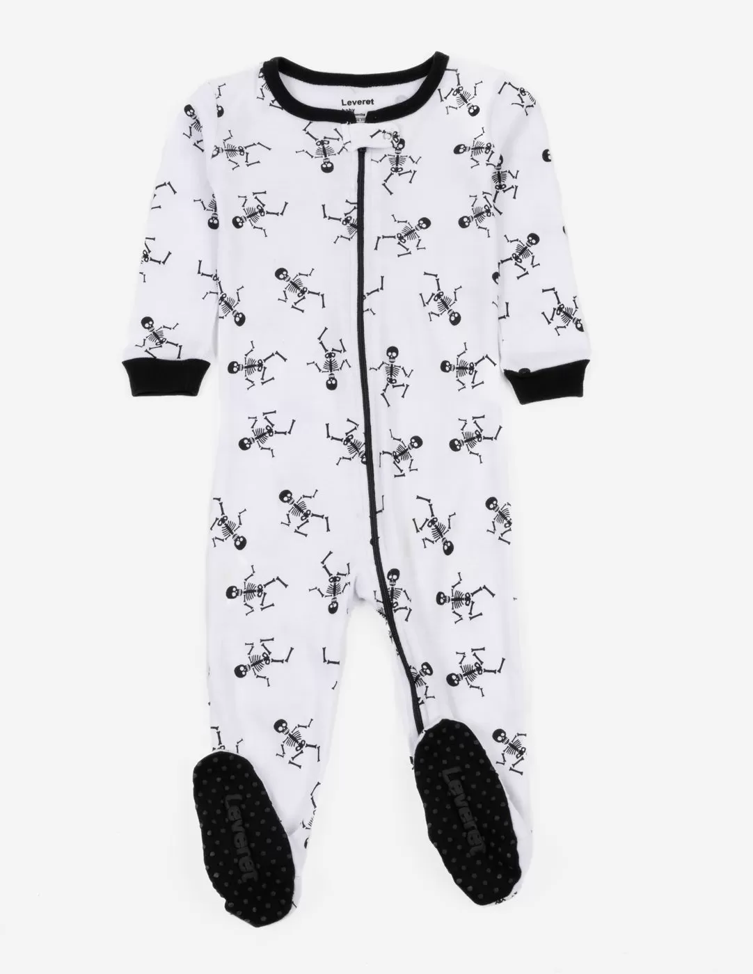 Kids Footed Skeleton Pajamas