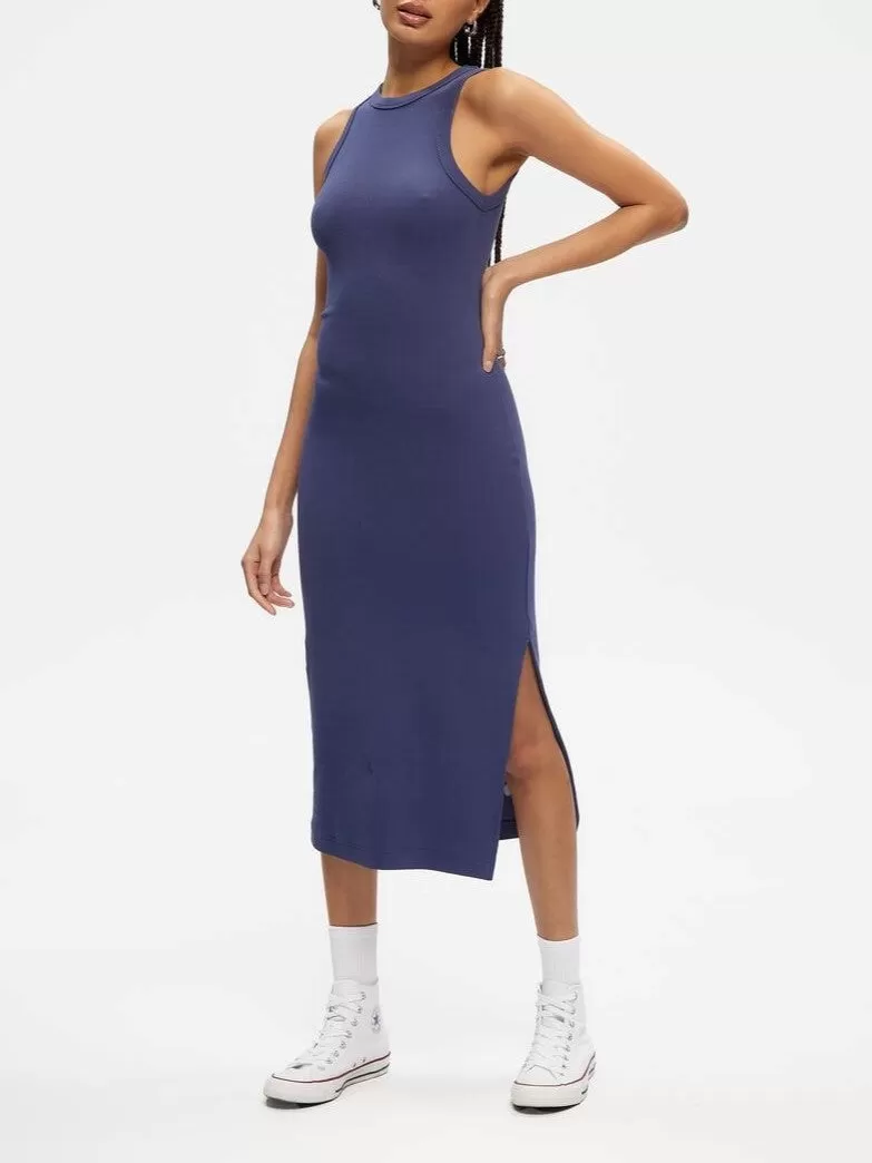 KUWALLA Ribbed Halter Dress