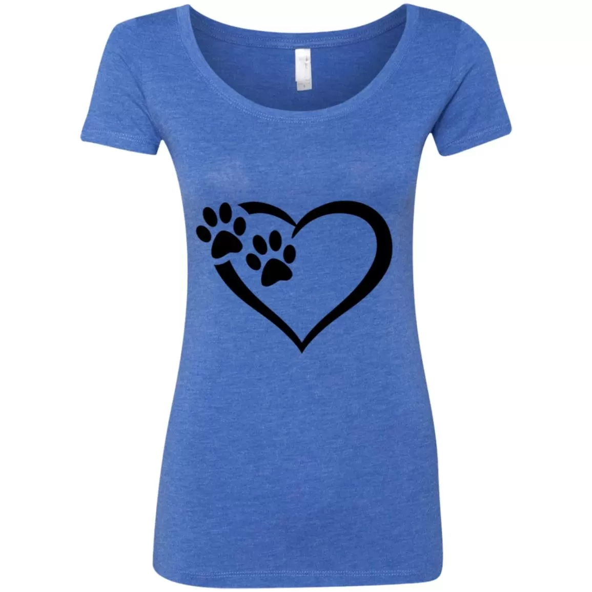 Ladies' Paws Of Passion Scoop Shirt