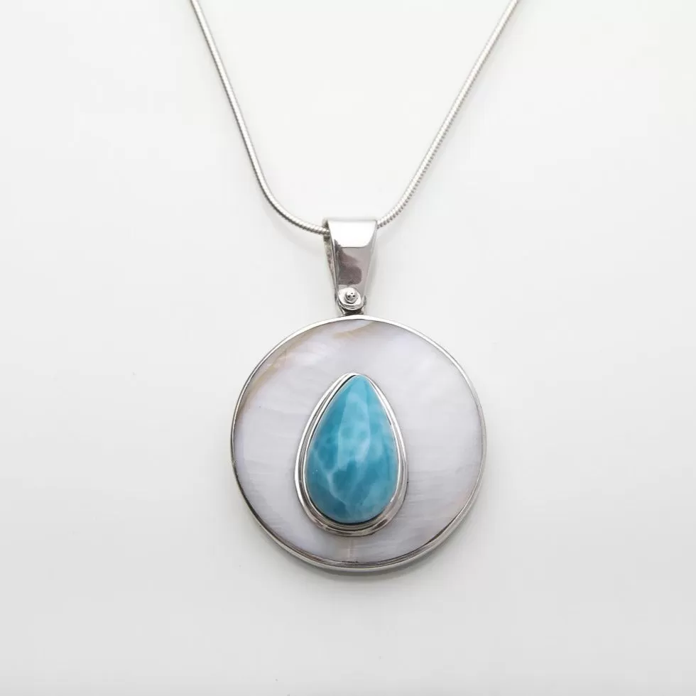 Larimar Pendant Charlie