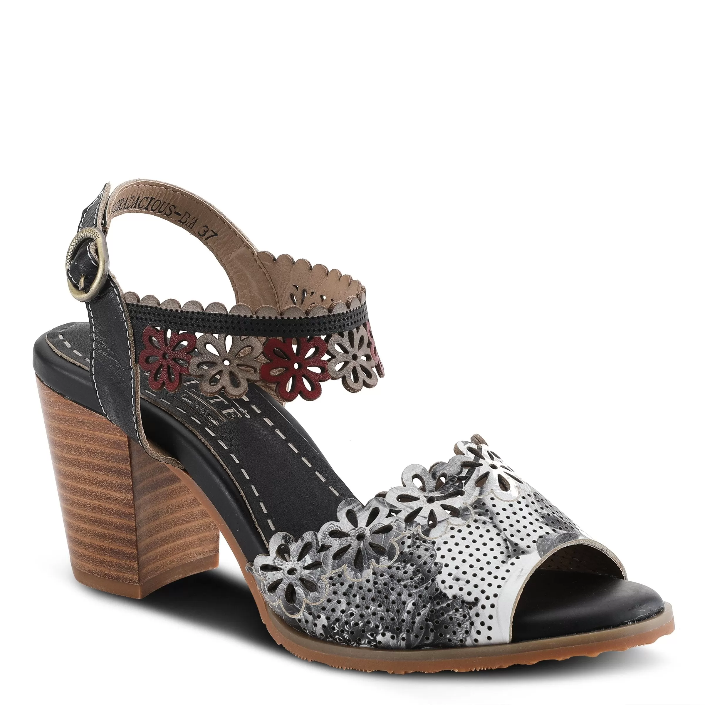 L'ARTISTE FLORADACIOUS ANKLE STRAP SANDAL