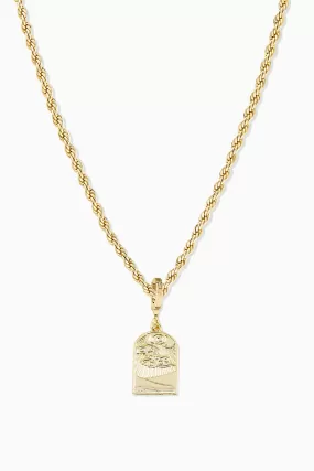 Mara Rope Chain   Zodiac Charm