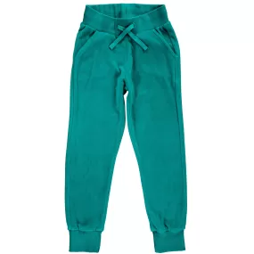 Maxomorra Lagoon Velour Sweatpants