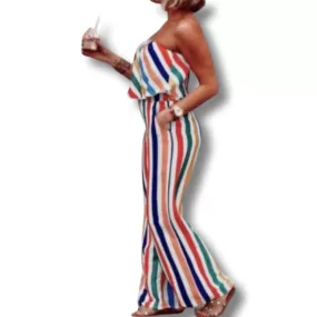 ME & MOMMY COLORFUL RAINBOW (ADULT ONLY) JUMPSUIT