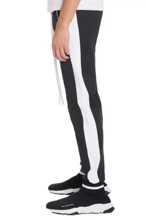 Men's Joggers Sweat-pants Side Stripe