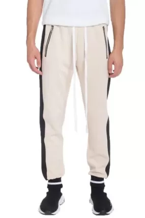 Men's Joggers Sweat-pants Side Stripe