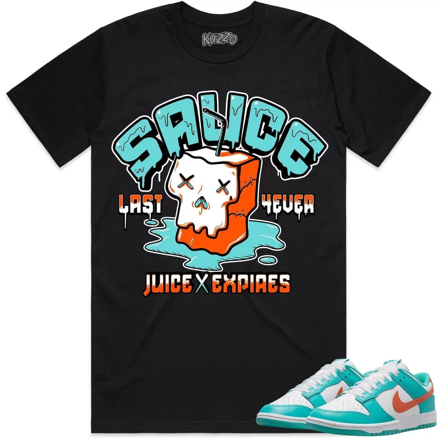 Miami Dunks Dolphins Shirt to Match - MIAMI SAUCE