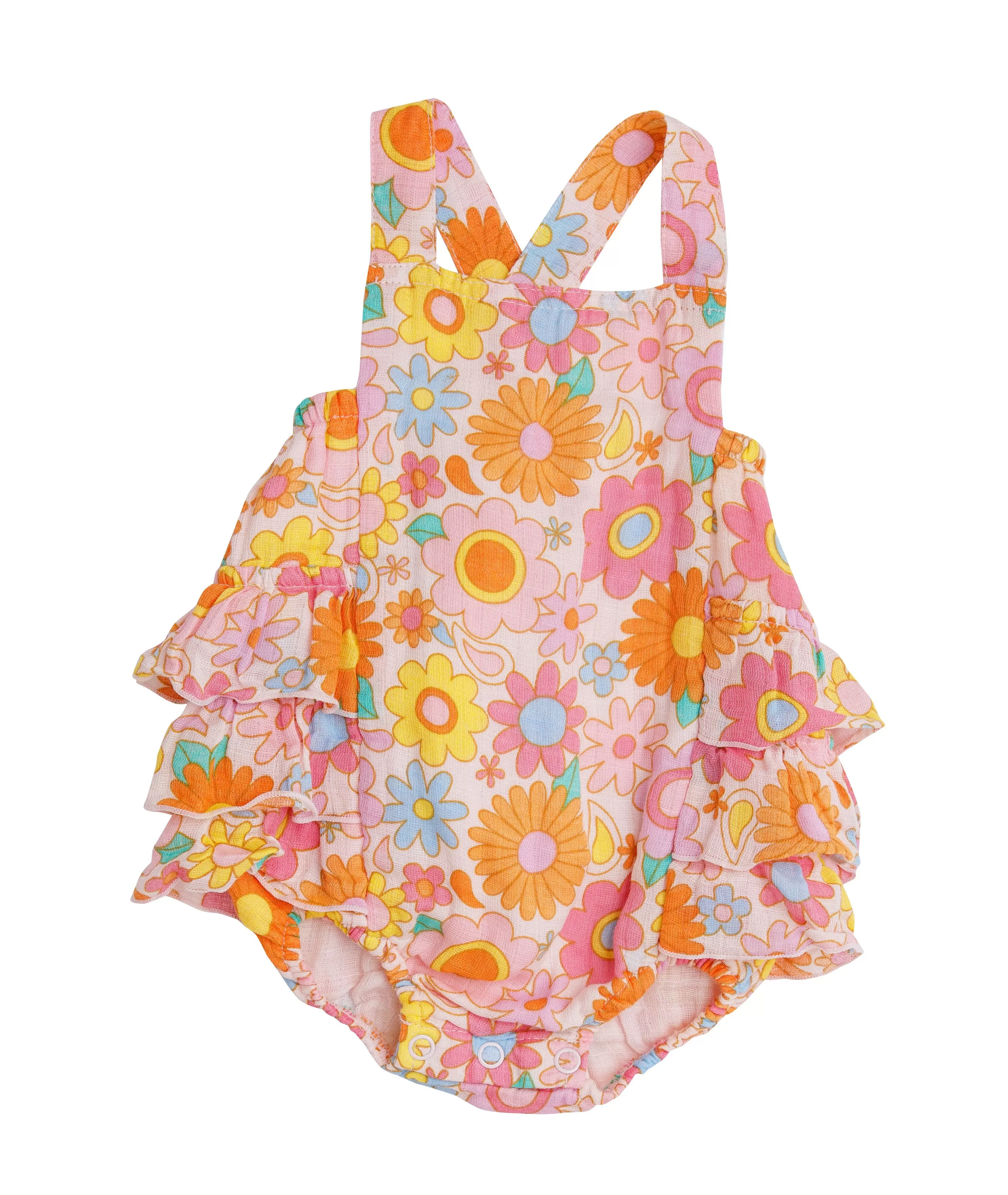 Muslin Ruffle Sunsuit