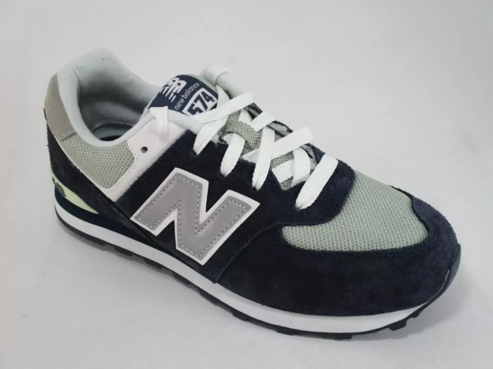 New Balance boys' sneakers KL574NWG navy grey