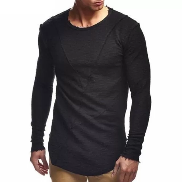 New Men's Hip Hop Long Sleeve T-Shirt