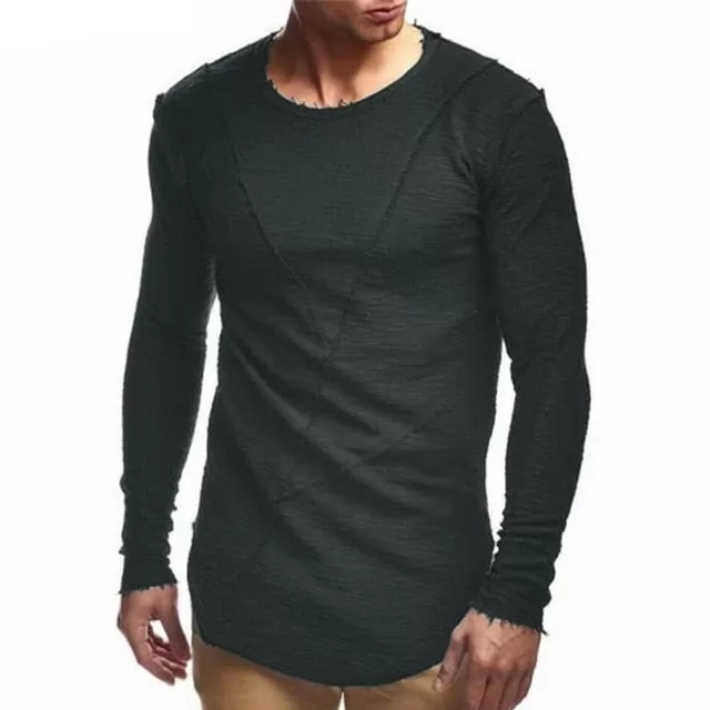 New Men's Hip Hop Long Sleeve T-Shirt