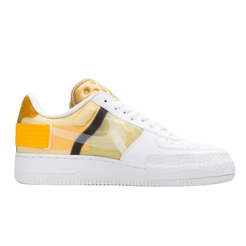 Nike Air Force 1 Type White Gold