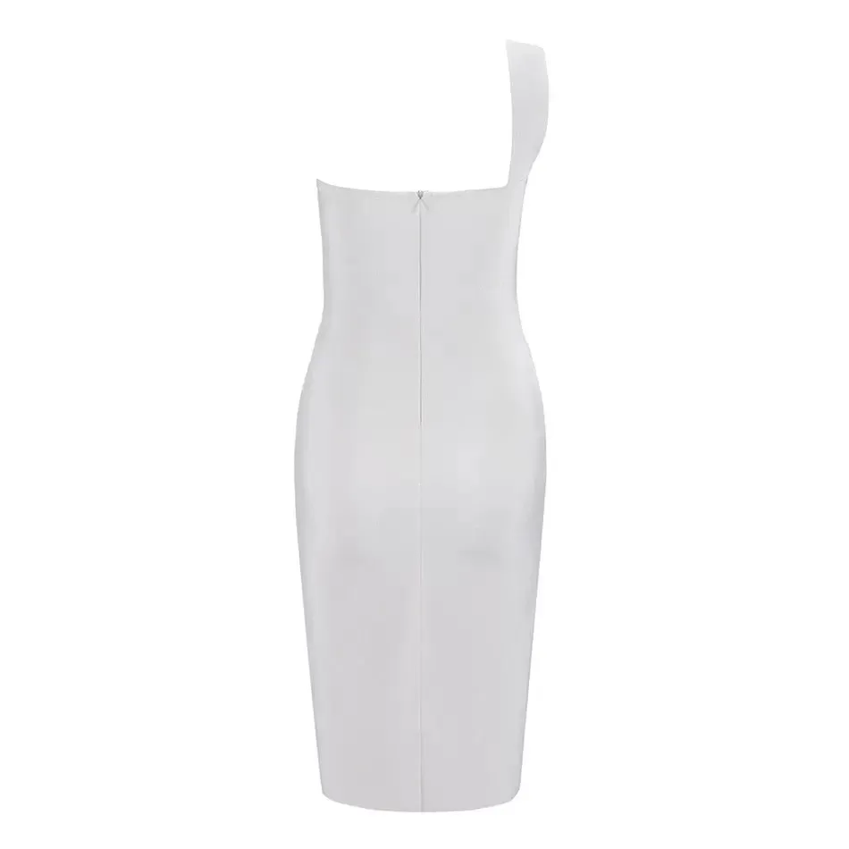 One Shoulder Bodycon Celebrity Party Dress