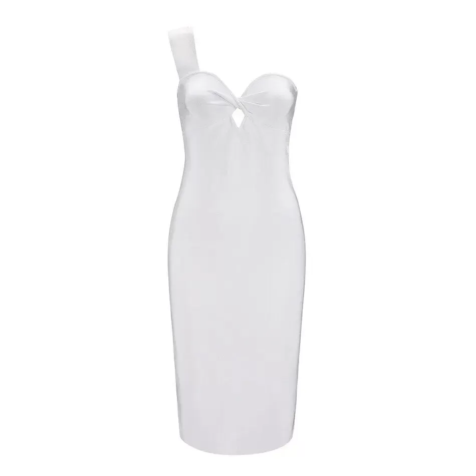 One Shoulder Bodycon Celebrity Party Dress