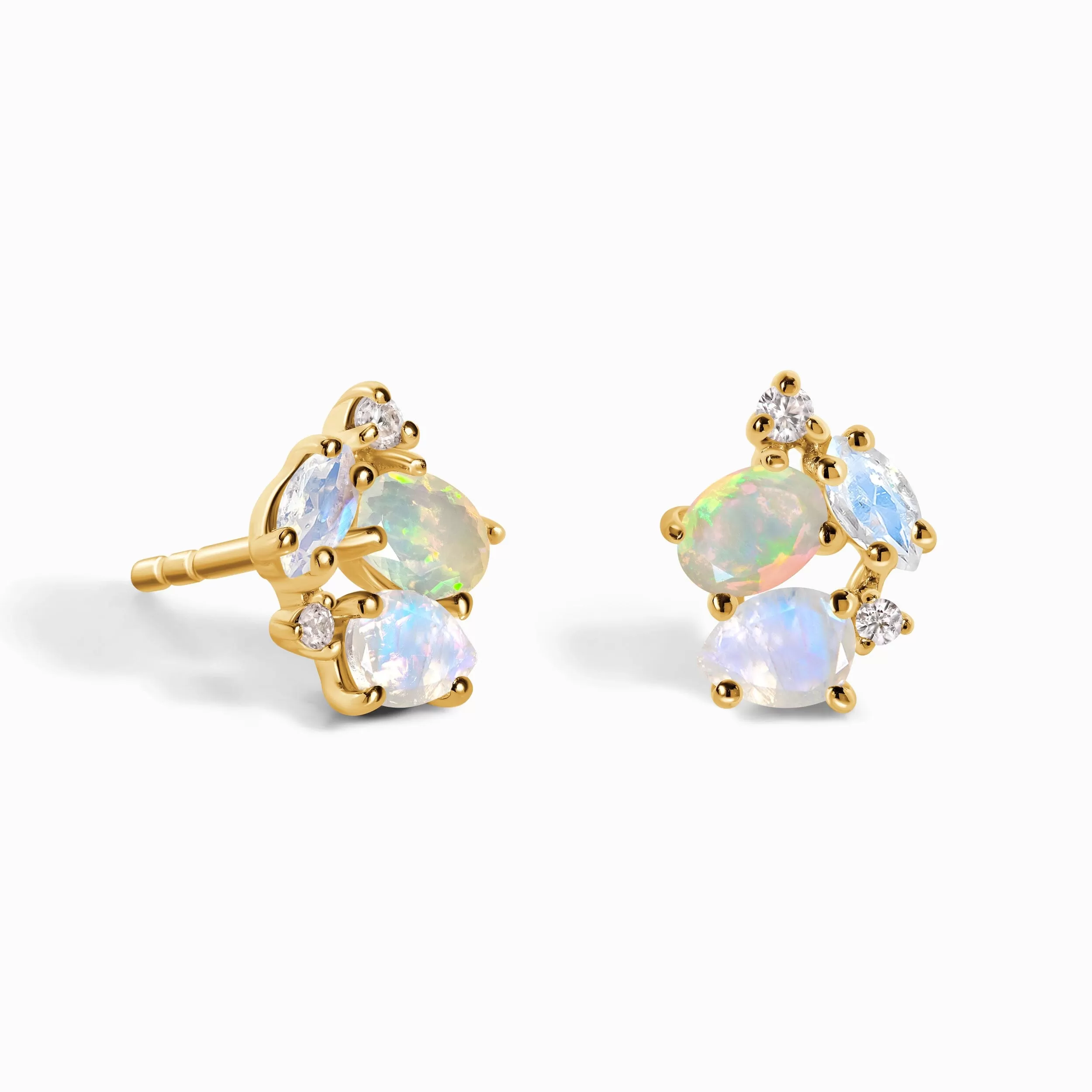 Opal Moonstone Earrings - Orion