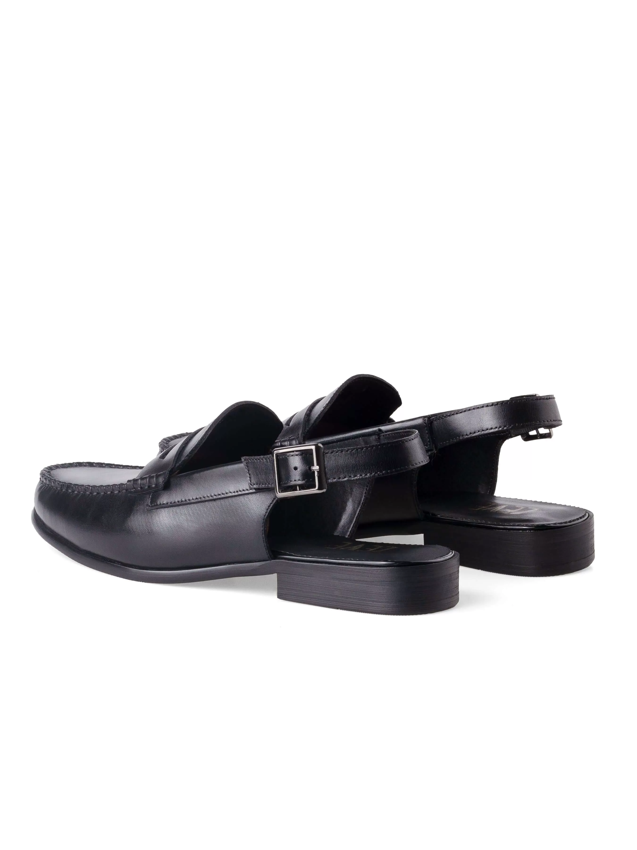 Penny Mules Sandal - Black