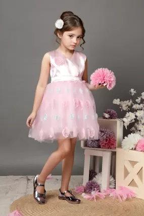 Pink Flower Bouquet Dress