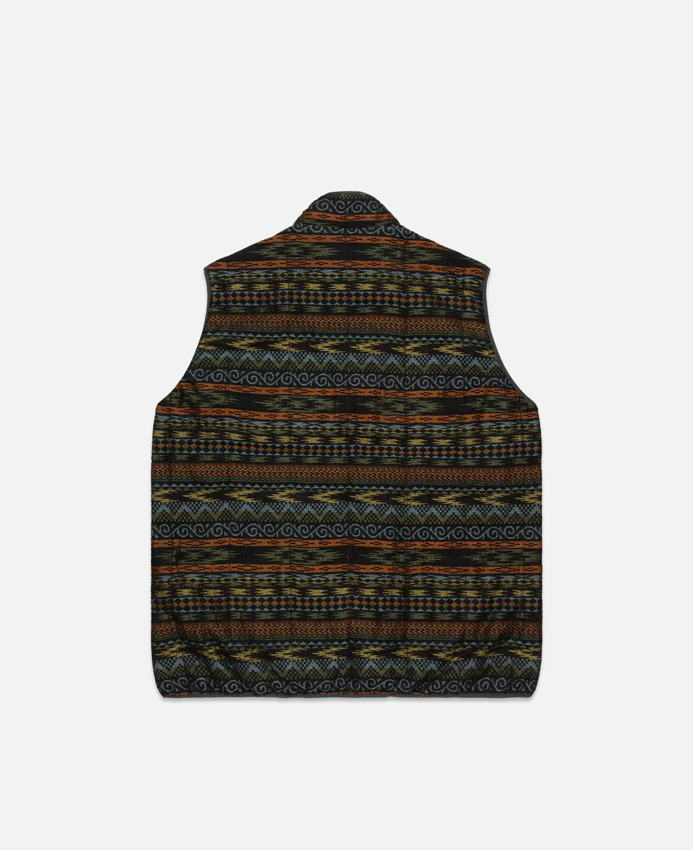 Piping Quilt Vest (Black)