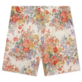 Practice Shorts - Ivory Tuscan Floral