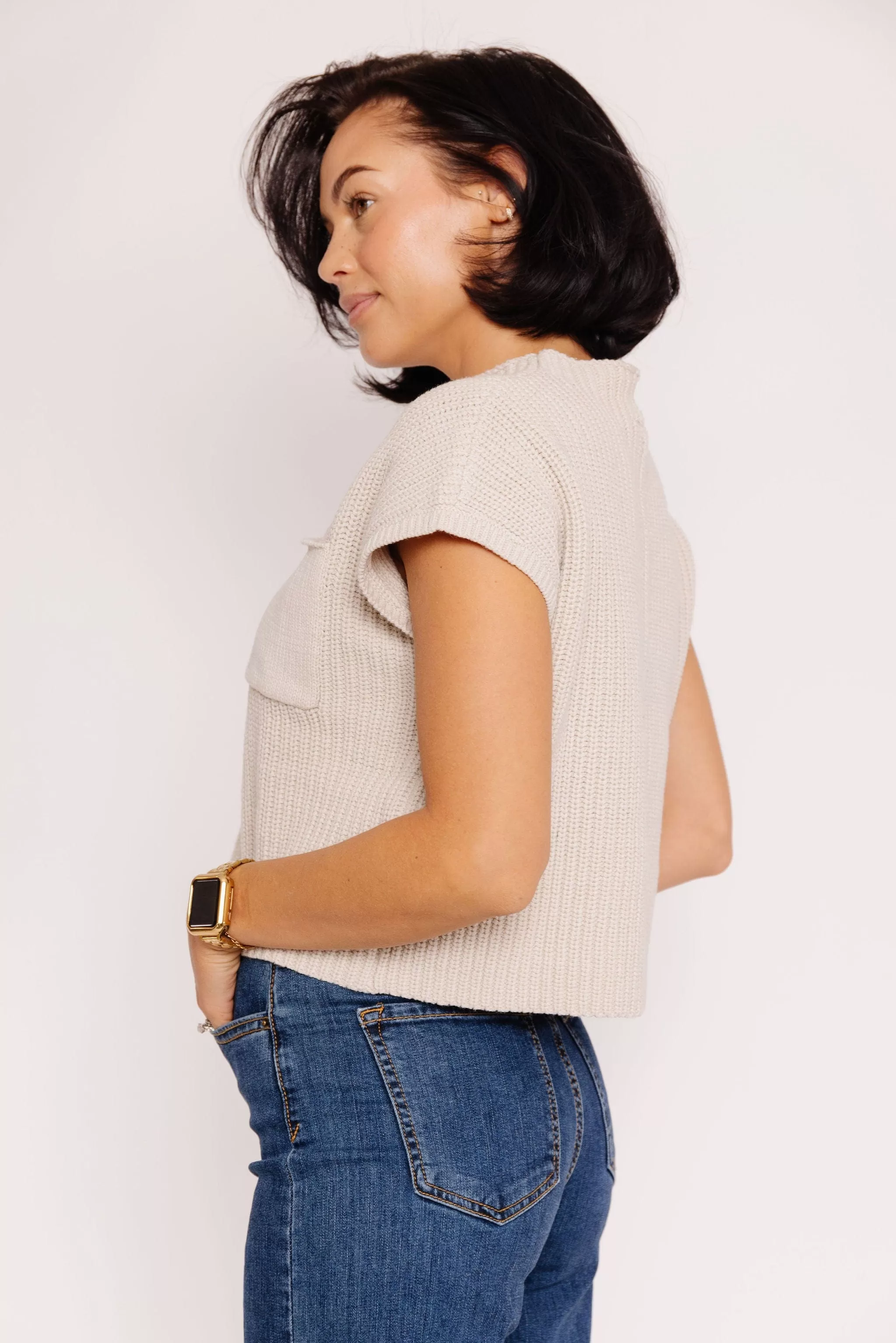 Reis Sweater in Stone