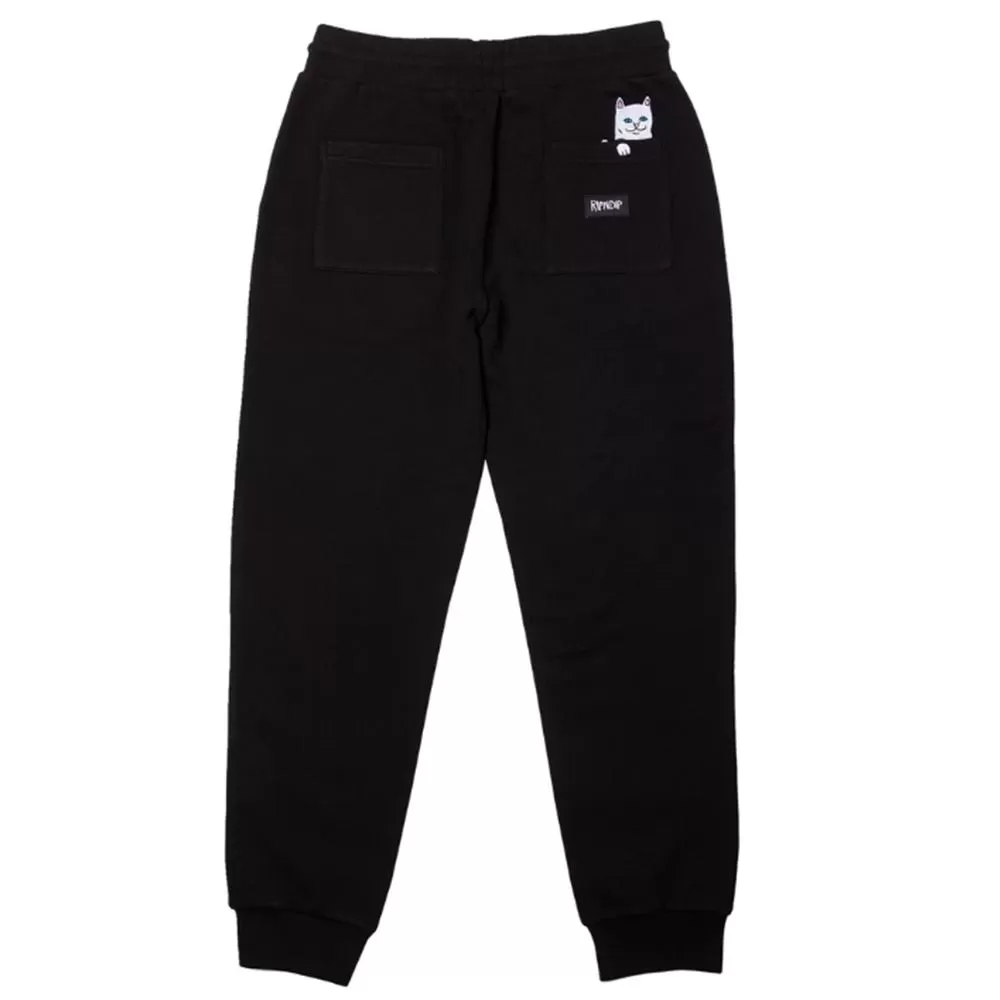 RipNDip PEEKING NERM SWEATPANTS -BLACK