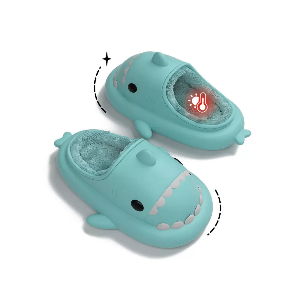 Sharkicks Basic - Winter Heel-open Shark Slippers