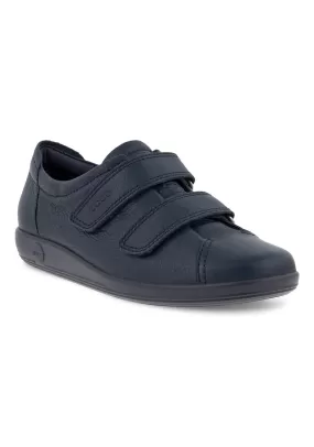 Soft 2 Ladies Velcro Strap Shoe - Marine