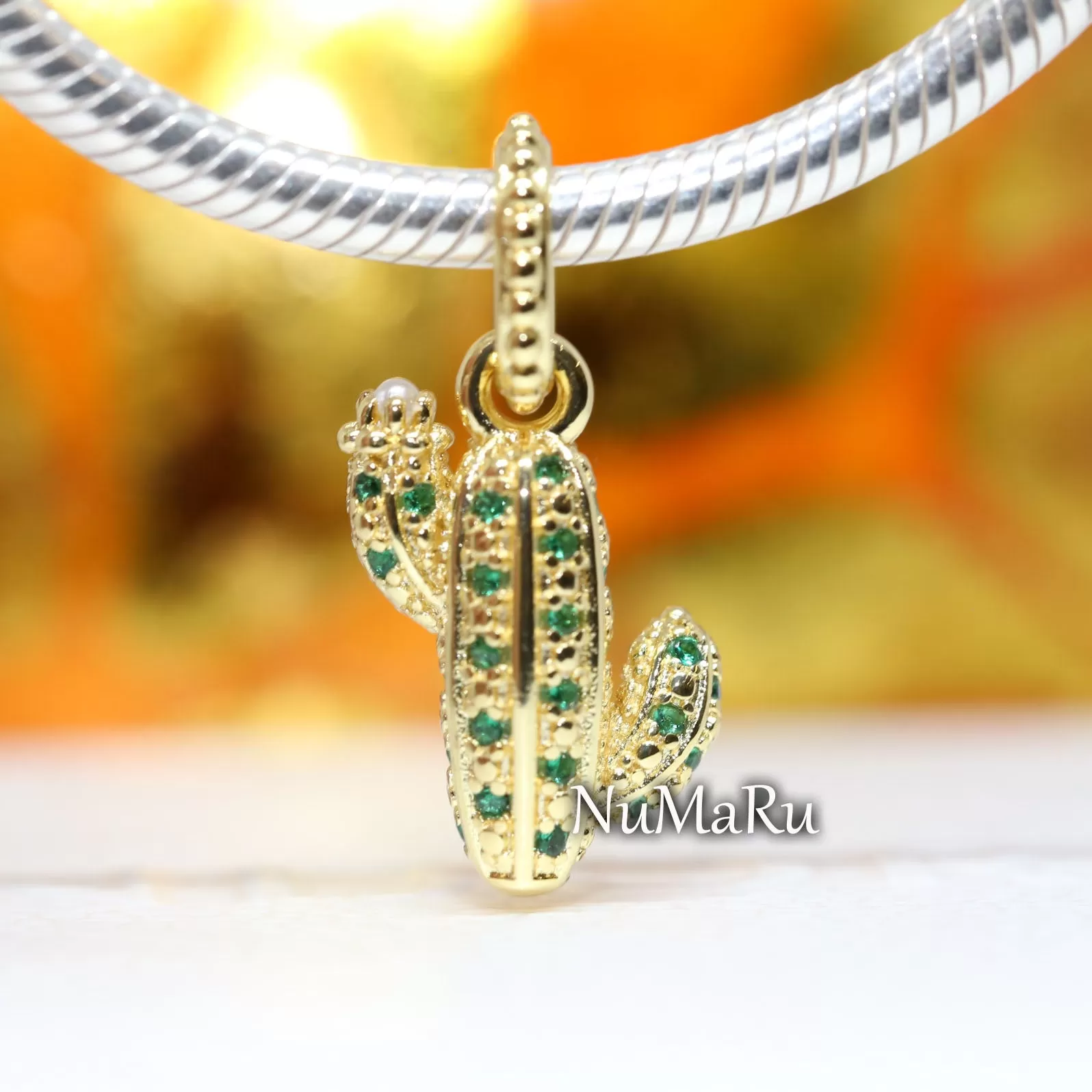 Sparkling Desert Cactus Pendant 361687C01