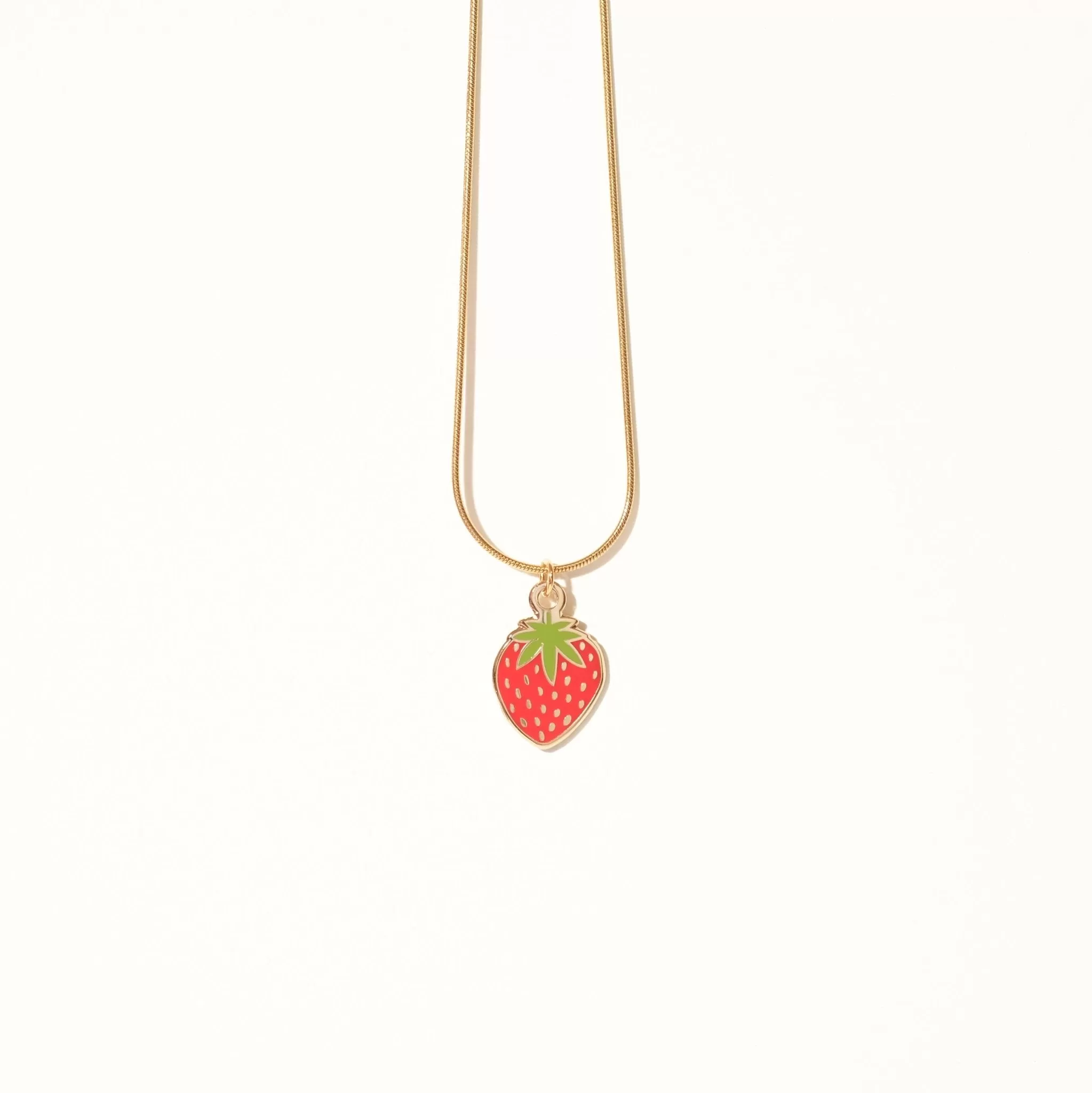 Strawberry Charm Necklace