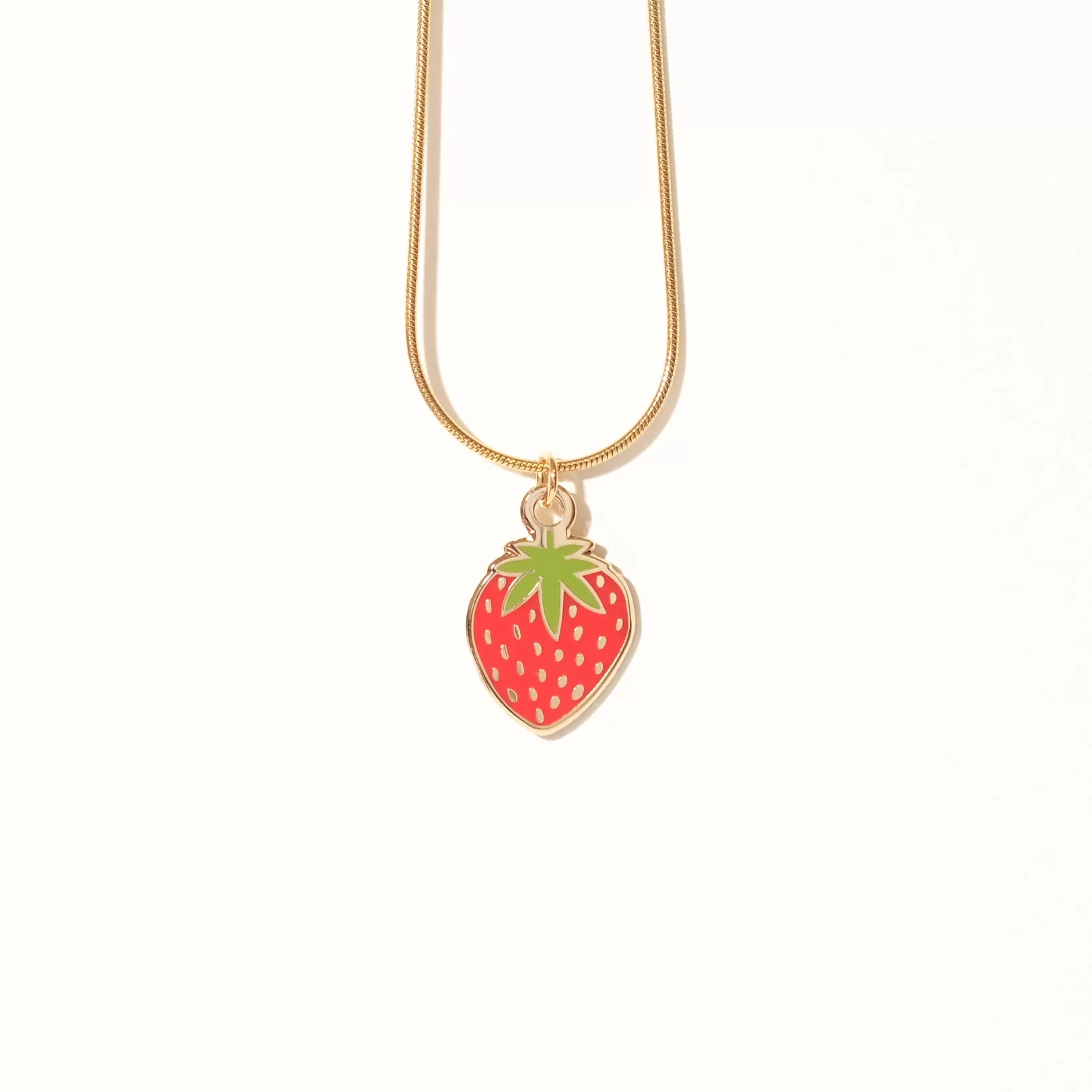 Strawberry Charm Necklace