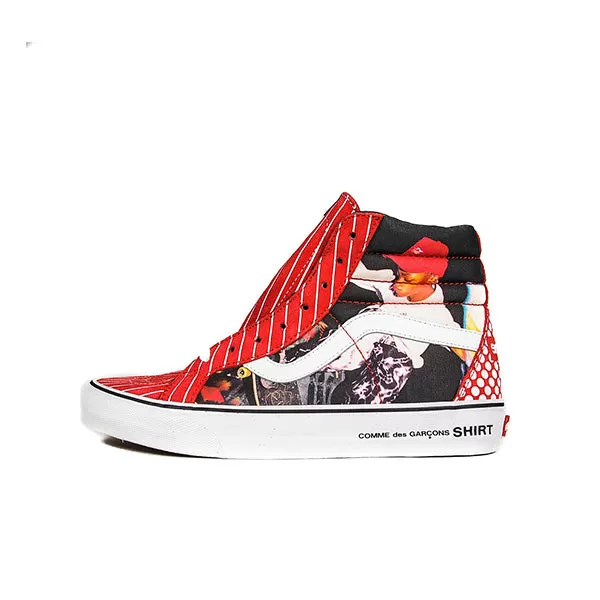 SUPREME X VANS SK8-HI CDG HAROLD HUNTER BLACK