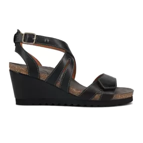 Taos Xcellent Wedge Sandal (Women) - Black