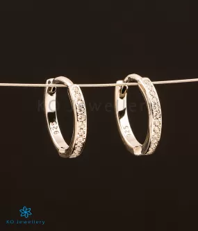 The Everyday Sparkle Silver Hoops