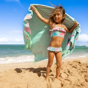 The Maui - Girls Ruffle Bikini UPF 50 