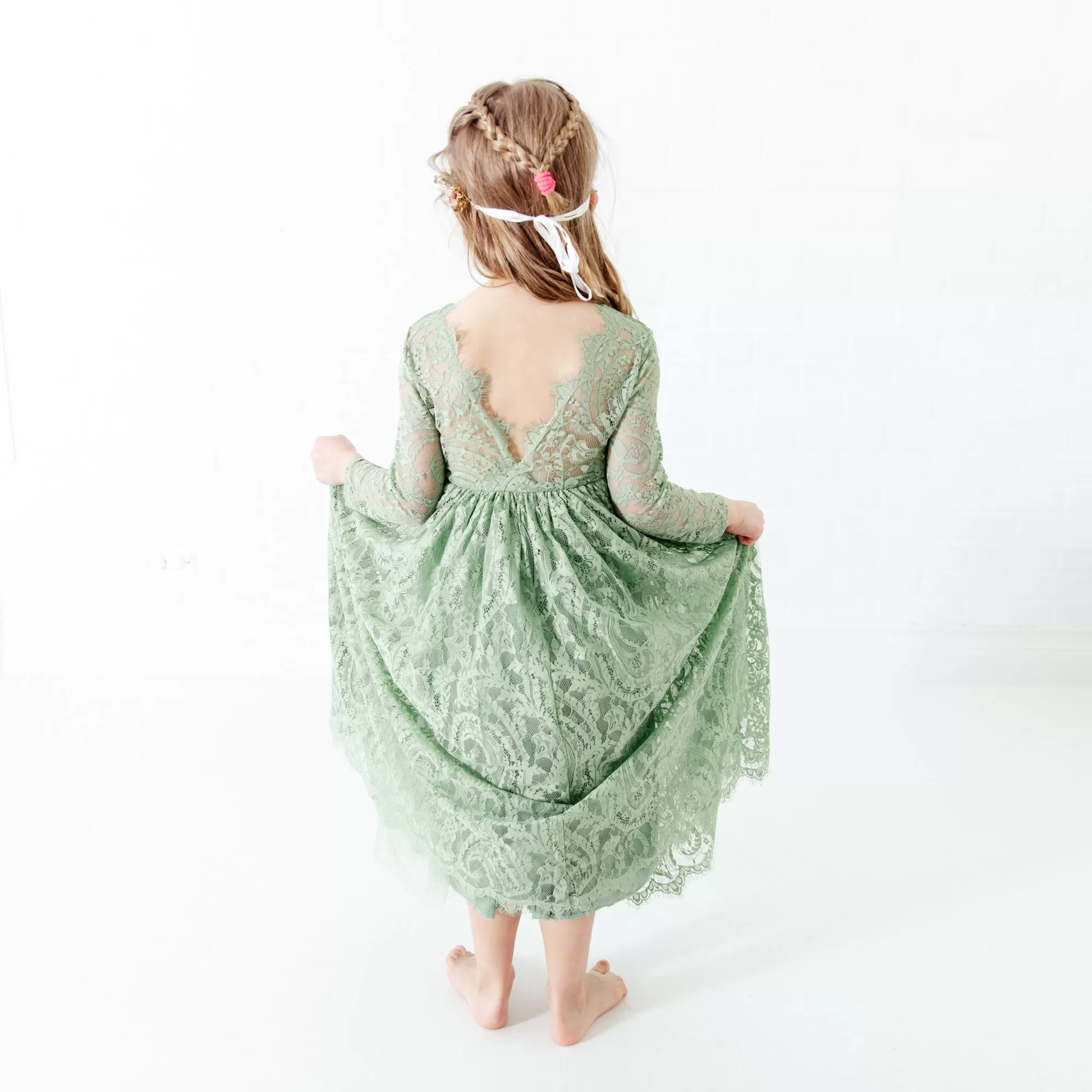 The Paisley Dress - Sage Green