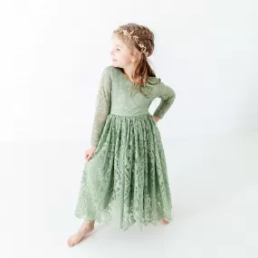 The Paisley Dress - Sage Green