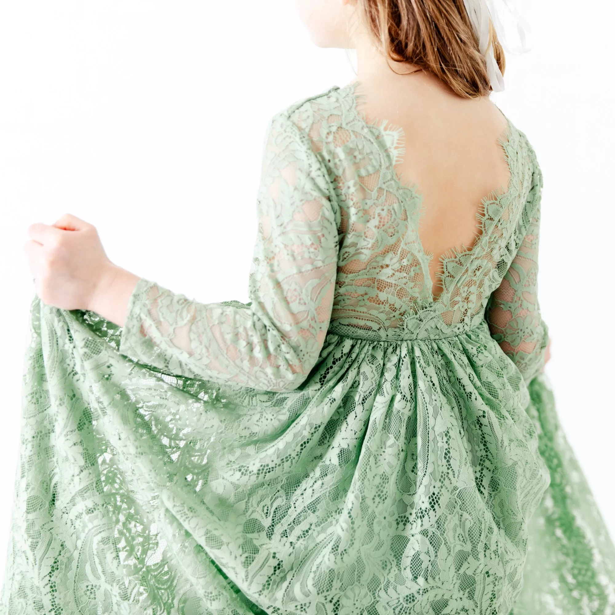 The Paisley Dress - Sage Green