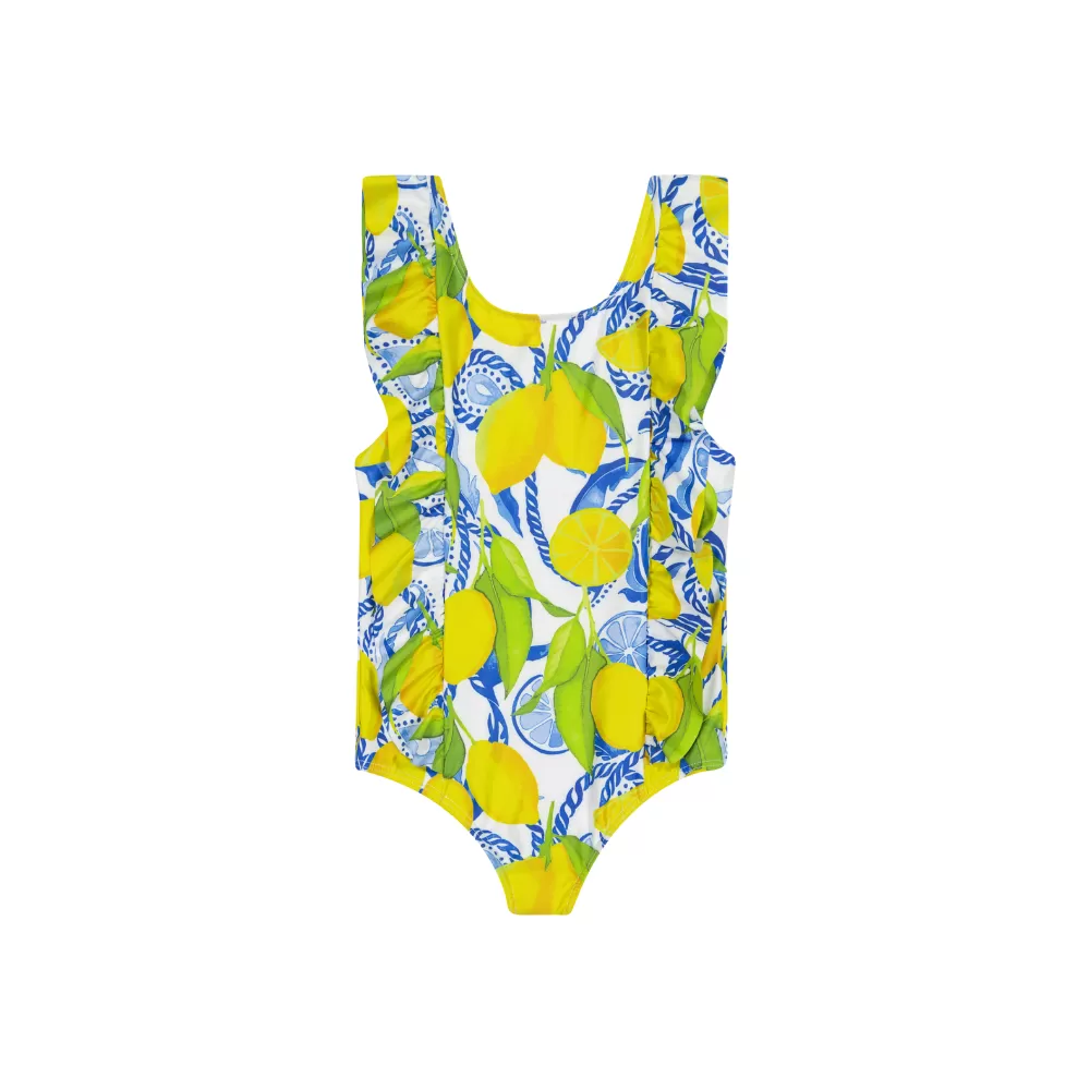 The Positano - Girls Ruffle One Piece UPF 50 