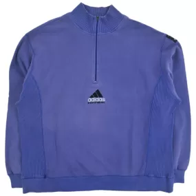 Vintage Adidas Equipment Q Zip Jumper Size L