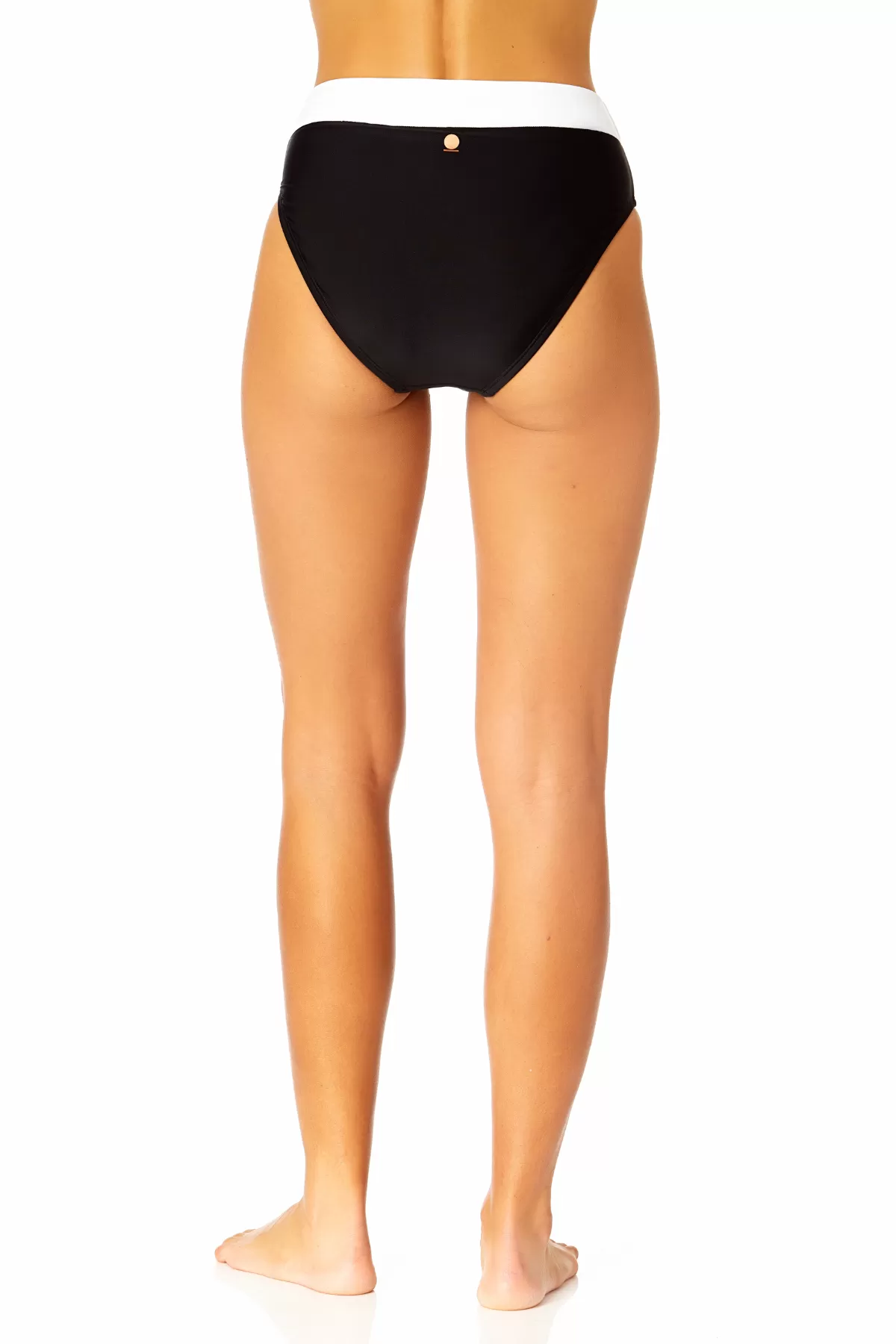 Women's Colorblock High Waist Swim Bottom