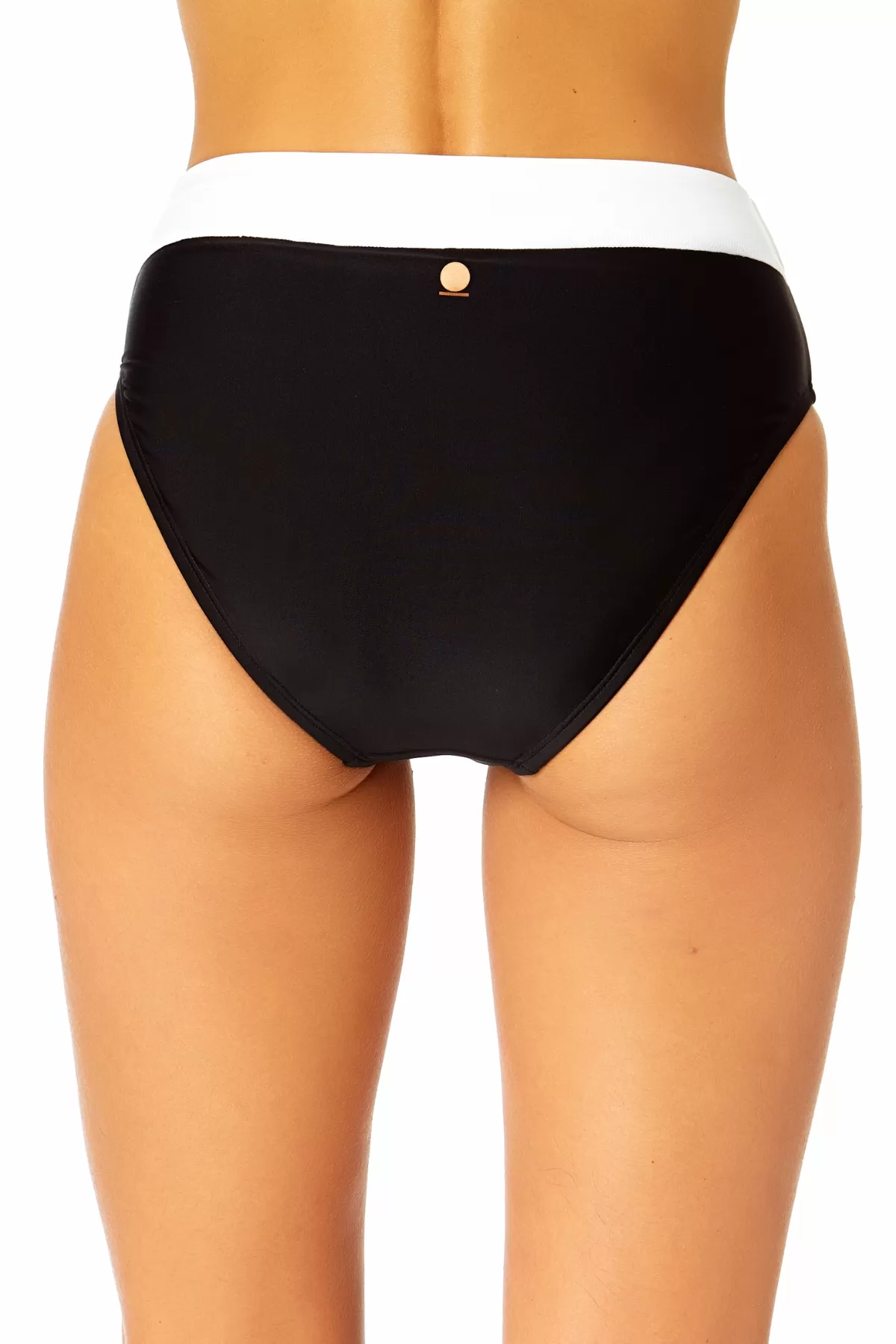 Women's Colorblock High Waist Swim Bottom