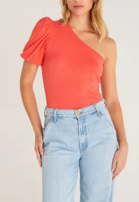 Z Supply - Penelope One Shoulder Top Firecracker